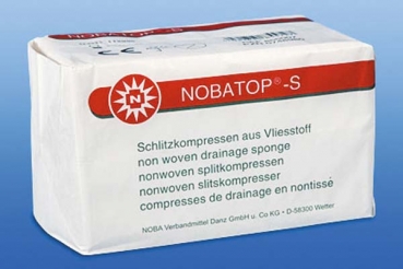 NOBATOP S. Schlitzkompresse 5x5 cm (100 Stück)