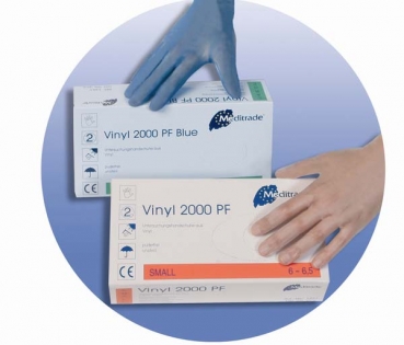 Preview: VINYL 2000 UH Unsteril Puderfrei Gr.S (100 Stück)