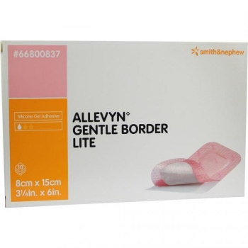 ALLEVYN Gentle Border Lite 8x15 cm Schaumverb. (10 Stück)