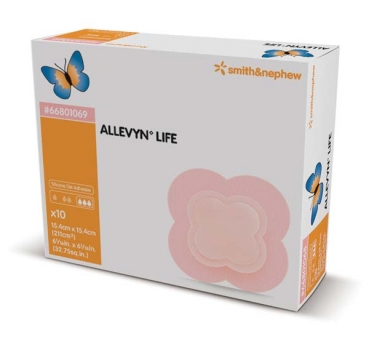 ALLEVYN Life 15,4x15,4 cm Silikonschaumverband (10 Stück)
