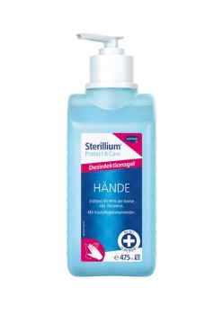 STERILLIUM Protect & Care Hände Gel mit Pumpe 475ml (1Stück)