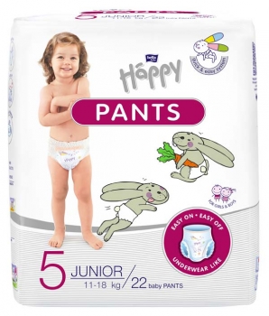 BELLA baby Happy Pants Gr.5 Junior 11-18 kg (4X22 Stück)