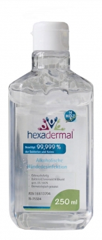 Hexadermal® alkohol. Händedesinfektionsgel, 250ml (1 Stück)