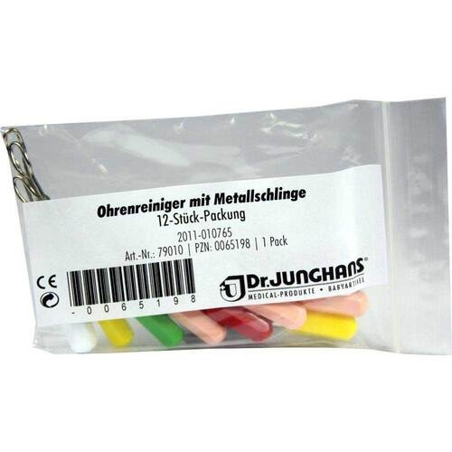 OHRENREINIGER m.Metallschlinge (12 Stück)