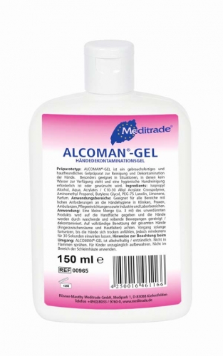ALCOMAN HAENDEDESINFEKTION GEL 150 ml (1 Stück)