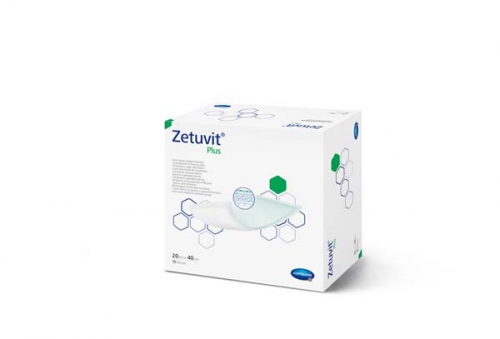 ZETUVIT Plus extrastarke Saugkompr.steril 10x10 cm (10 Stück)