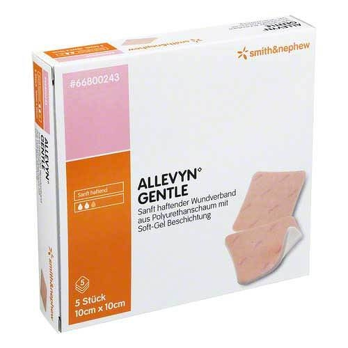 ALLEVYN Gentle 10x10 cm Schaumverb. (5 Stück)