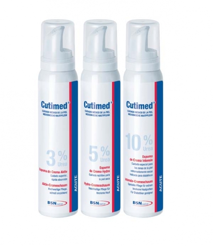 CUTIMED Acute Intensiv Cremeschaum 10% Urea 125ml (1 Stück)