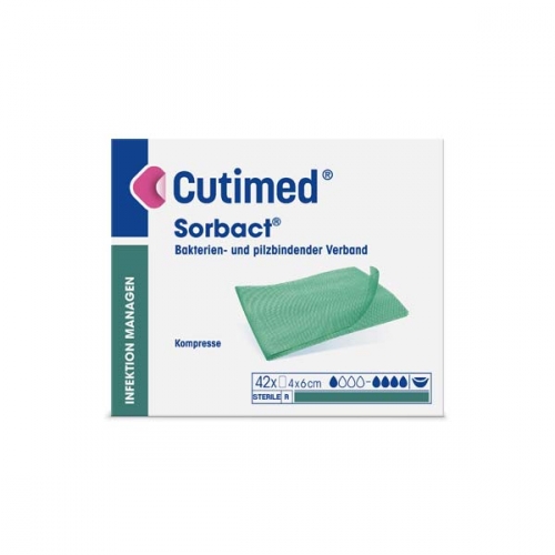 CUTIMED Sorbact Kompressen 4x6 cm (42 Stück)