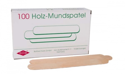 HOLZMUNDSPATEL UNSTERIL 1X100 Stk. (100 Stück)