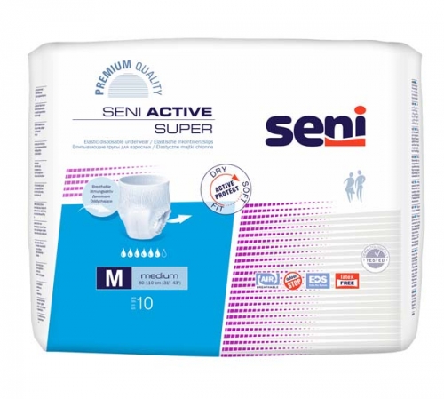 Seni Active Super Gr.M 8x10 Stk (80 Stück)