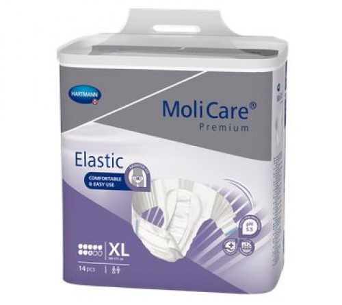 MOLICARE PREMIUM ELASTIC 8 TROPFEN Gr.XL 4X14 Stk.(56 Stück)