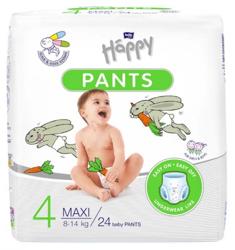 BELLA baby Happy Pants Gr.4 maxi 8-14 kg (6X24 Stück)