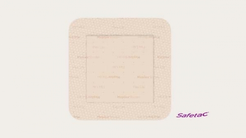 MEPILEX Border Flex Lite Schaumverband 10x10 cm (5 Stück)