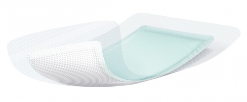 ZETUVIT Plus Silicone Border 8x8 cm (10 Stück)