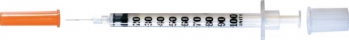 BD MICRO-FINE+ Insulinspr.1 ml U100 12,7 mm - (100 Stück)