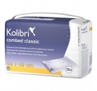 KOLIBRI combed Krankenunt.premium classic 40x60 cm (25 Stück)